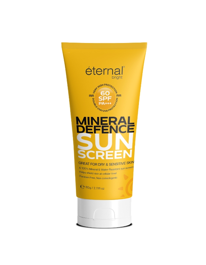 eternal bright Mineral Defence Physical Sunscreen SPF 60- 60gm